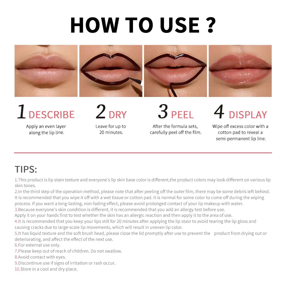 Lip Liner Waterproof - Aspect Natural și Elegant